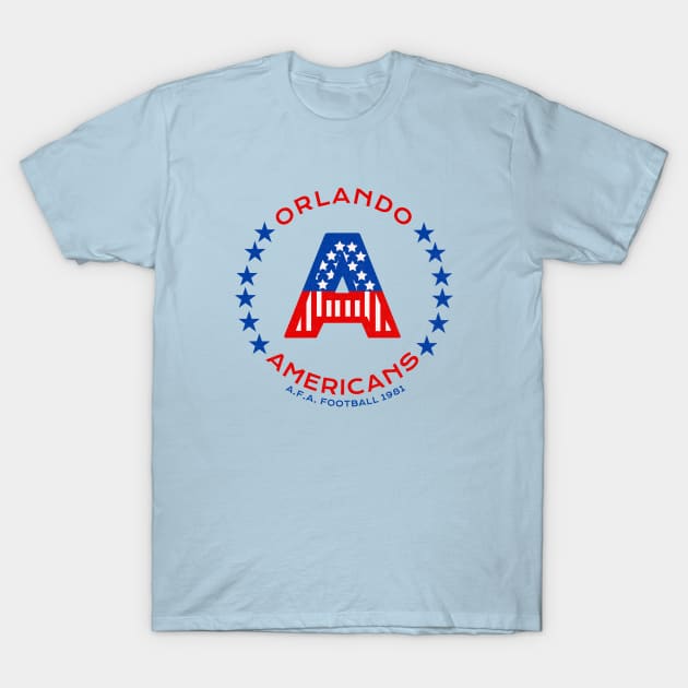 Defunct Orlando Americans AFA Football 1981 T-Shirt by LocalZonly